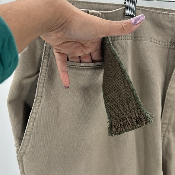 U.S Polo Assn. military plain front khaki business casual neutral 40x30 w/belt - Picture 6 of 11